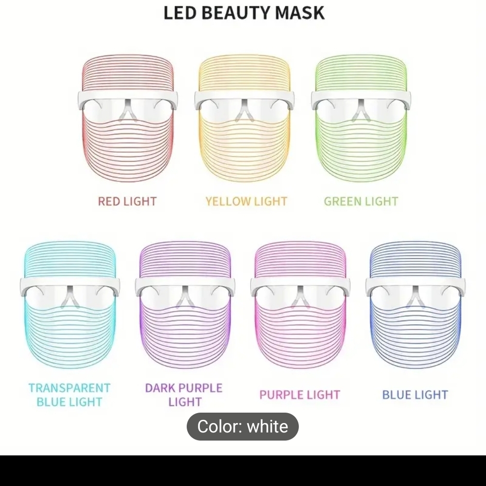 7 Color LED Wavelength Light  Mask - Picture 6 of 11